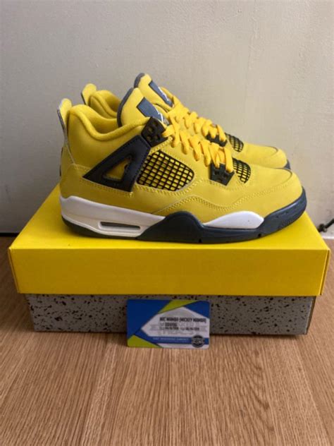 Air Jordan 4 Retro Tour Yellow GS 2021, Women's Fashion, Footwear ...