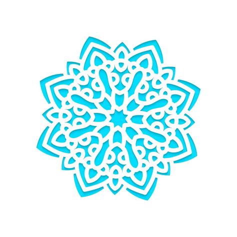 Template snowflakes laser cut and engraved. 341172 Vector Art at Vecteezy