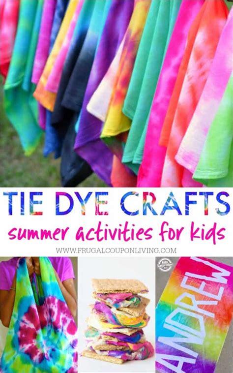 Summer Tie Dye Crafts for the Kids