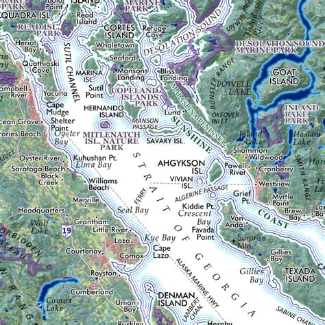 Salish Sea Map — Mitchell Geography