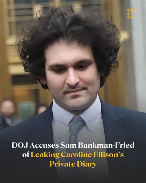 CoinDesk on Twitter: ".@TheJusticeDept says @SBF_FTX leaked Caroline ...