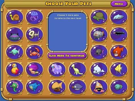 Insaniquarium bonus pets - cvmasa