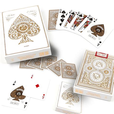 Mind Games - Theory 11 Artisan (White) Playing Cards