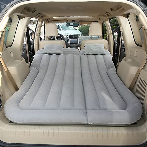 SUV Air Mattress Car Back Seat Bed Portable Travel Airbed Fast Inflatable Outdoor Beach Camping ...