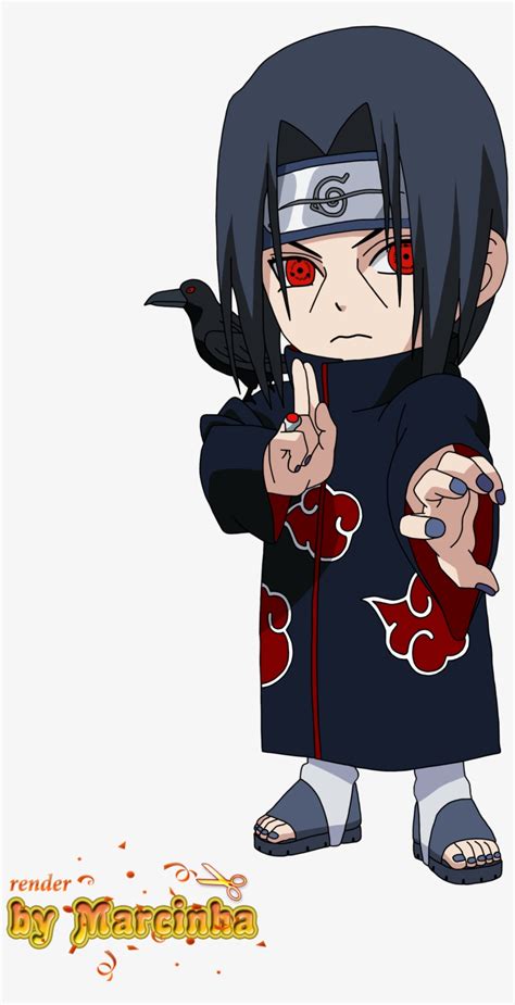 Render Chibi Itachi By Marcinha - Itachi Uchiha Chibi Transparent PNG - 2500x3500 - Free ...