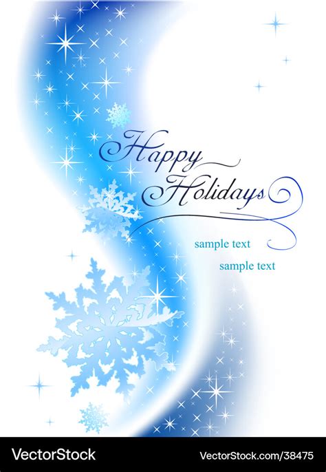 Happy holidays Royalty Free Vector Image - VectorStock