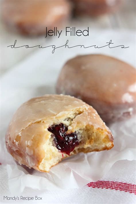 Jelly Filled Doughnuts | Mandy's Recipe Box