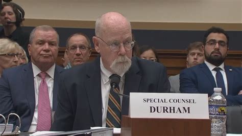 John Durham, Trump-Era Special Counsel, Testifies About Report On FBI's Russia Probe