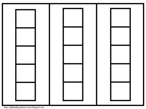 Multi-Grade Matters: Ideas for a Split Class: Five Frame Cards