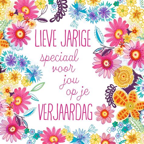 Kaart Verjaardag Vrouw NLE76 - AGBC