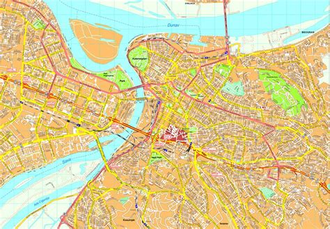 Beograd Vector map | Order and download Beograd Vector map