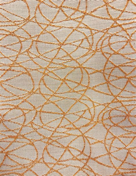 Orange Geometric Weave Fabric By The Yard – Bella Bazaar