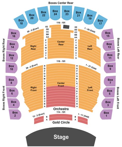 Artis-Naples Seating Chart & Seating Maps - Naples