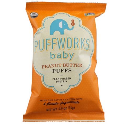 Puffworks Baby Peanut Butter Puffs, 6 ct / 0.5 oz - Kroger