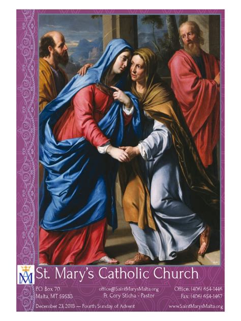 St. Mary's Catholic Church | PDF | Mary, Mother Of Jesus | Jesus