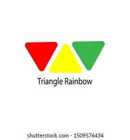 Simple Logo Triangle Rainbow Stock Vector (Royalty Free) 1509576434 ...