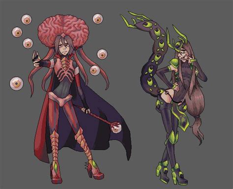 Humanization of Terraria Bosses : Terraria | Pokemon fusion art ...