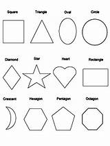 Printable Shape Coloring Pages sketch template