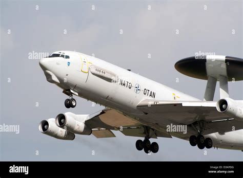 NATO Boeing E-3 AWACS Sentry radar plane Stock Photo - Alamy