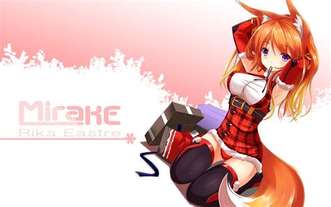 Anime Fox Girl Shy Wallpapers - Wallpaper Cave