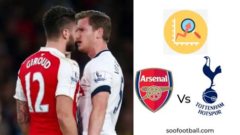 North London Derby Stats And Facts: In-depth Overview | Soofootball