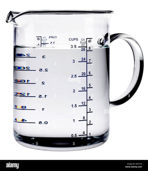 MEASURING JUG OF WATER Stock Photo - Alamy