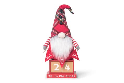 HomeGoods Gnome Wooden Countdown Calendar ($17) | HomeGoods Holiday Decorations | 2020 ...