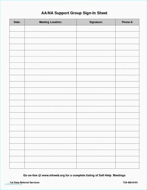 Attendance Tracker Free Template