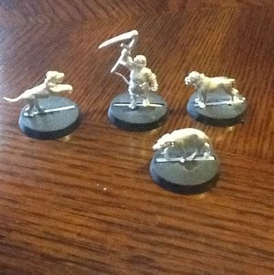 Gw Lotr Farmer Maggot Hobbit With Dogs Miniature Metal Lot | #372786055