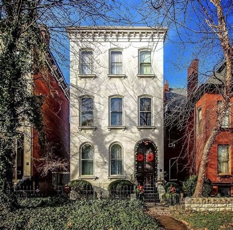 Historic District, St. Louis, Missouri, Lafayette Square Italianate ...