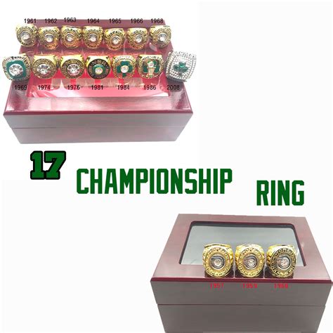 Boston Celtics Championship 17 Rings Set - Sport Fantasic