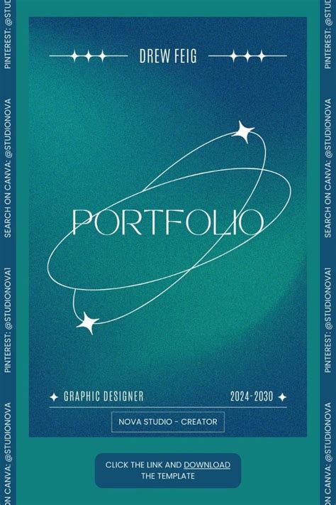 Green And Blue Grainy Gradient Portfolio Cover Page in 2024 | Portfolio covers, Cover page ...