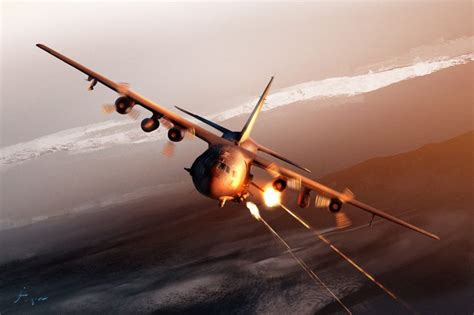 Watch: Lockheed AC-130U Gunship Live Firing! | War History Online