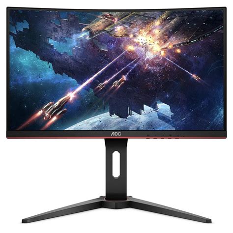 AOC 23.6-inch Curved Gaming LED Monitor with VGA Port, HDMI*2 Port, Display Port, 144Hz Refresh ...