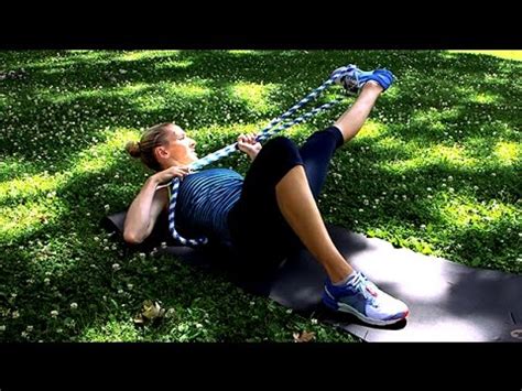 3 Minute Post Run Rope Stretch - YouTube