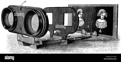 Stereoscope victorian Black and White Stock Photos & Images - Alamy