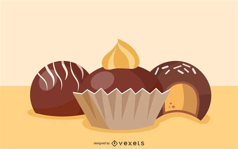 Chocolate Candy Clip Art - Vector Download