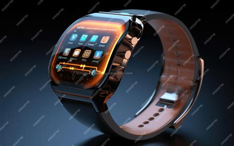 Premium AI Image | Embracing the Future Futuristic Wearable Tech