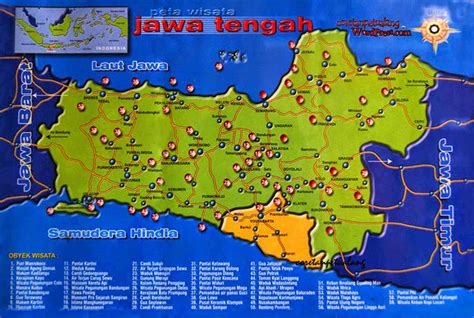 Tourist Map Of West Java Tourist Map Java Map - Riset