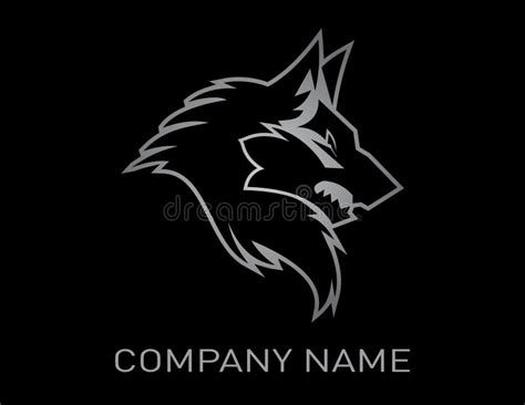 Wolf logo design stock vector. Illustration of lone - 139202348