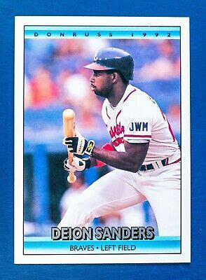 Deion Sanders #564 (1992 Donruss) Baseball Card, Atlanta Braves | eBay