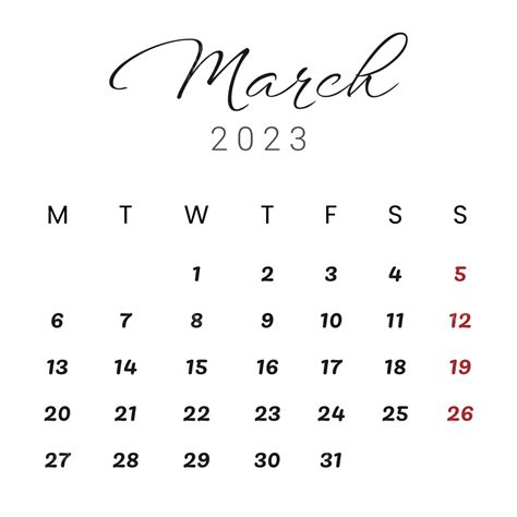 March 2023 Calendar In Organic Minimalist Style, March 2023, Maret 2023, March Calendar 2023 PNG ...