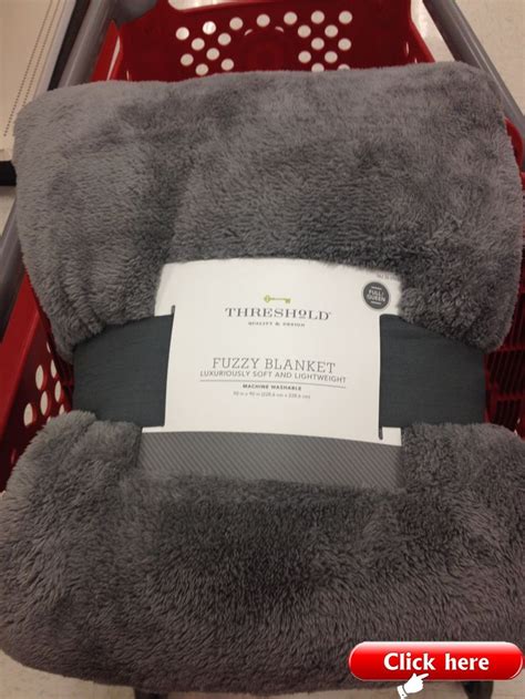 BEST BLANKET EVER! Threshold fuzzy blanket. Target $39.99. (Already ...