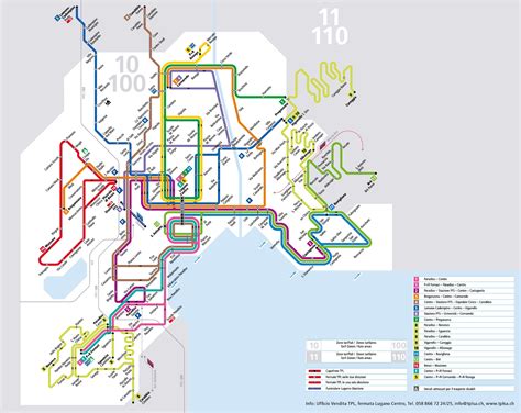 Lugano transport map