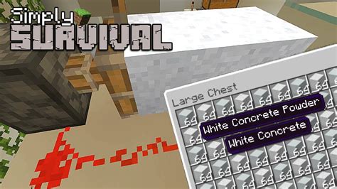 How To Make White Concrete In Minecraft Bedrock But how do we make concrete in minecraft and ...