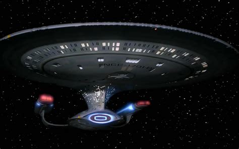 The Enterprise D, as seen on Star Trek: The Next Generation (photo: CBS ...