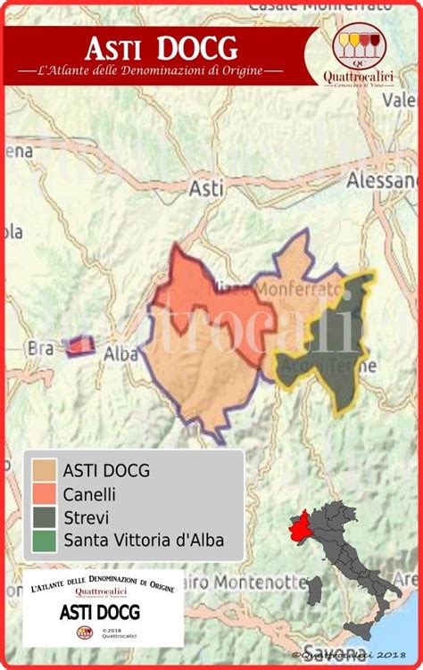 Asti DOCG - Quattrocalici | Bere vino, Vino italiano, Cibo e vino