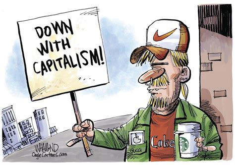 Down with capitalism, says the millennial | Political cartoons ...