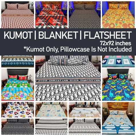 Canadian Cotton Printed Flat Sheet (Kumot, Blanket) 72x92 Inches ...