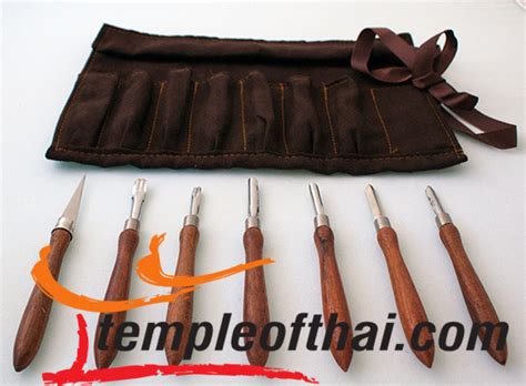 Soap Carving Tools Set with Bag » Temple of Thai